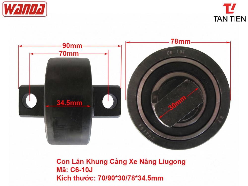 Con Lăn Xe Nâng Liugong C6-10J